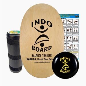 Indo Board Original Training Package- Deck, Roller, Cushion-Balance, Abs, Legs